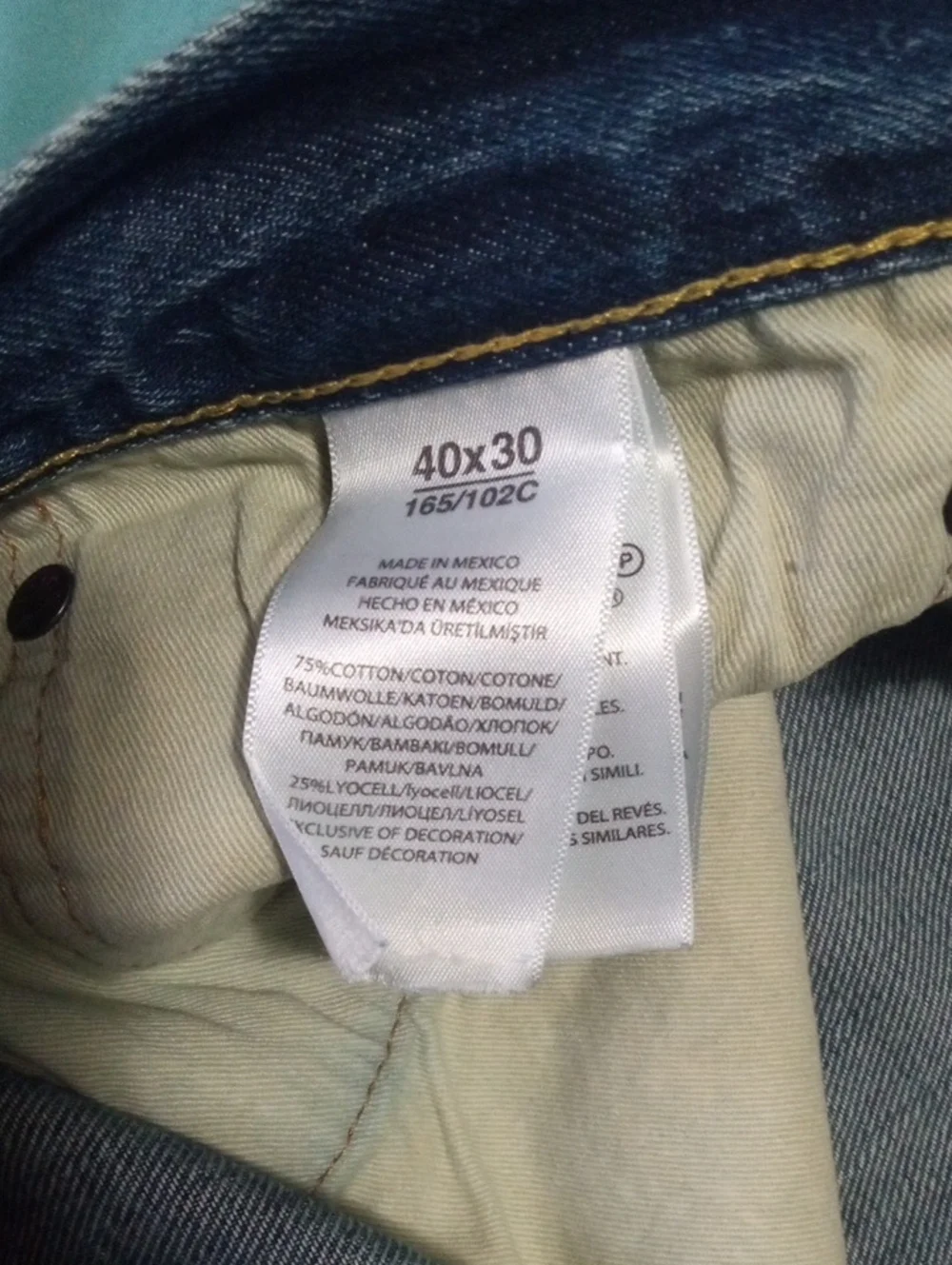 Polo By Ralph Lauren 40x30 Straight Fit Distressed Jeans Prestine Worn 3x🔥🔥